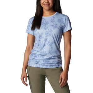 imageColumbia Womens Leslie Falls Short SleeveWhisper Tigerlines Tonal