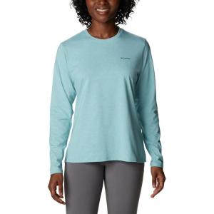 imageColumbia Womens Sun Trek Ls TeeSea Wave Heather