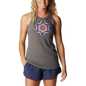 imageColumbia Womens Bluff Mesa TankCharcoal HeatherFloral Leafscape