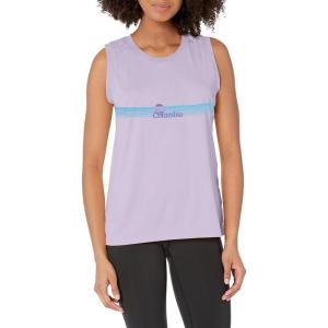 imageColumbia Womens Fork Stream Graphic TankPurple TintInverted Band Graphic