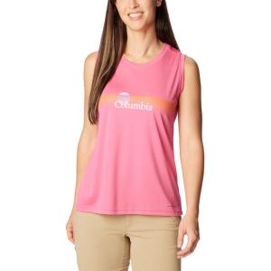 imageColumbia Womens Fork Stream Graphic TankWild GeraniumInverted Band Graphic