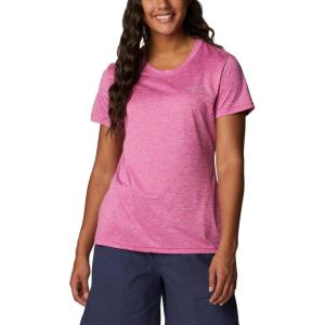 imageColumbia Womens Hike Short Sleeve CrewWild Fuchsia Heather