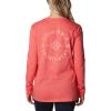 imageColumbia Womens North Cascades Back Graphic Long Sleeve TeeBlush PinkStamp Stencil