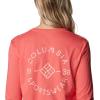 imageColumbia Womens North Cascades Back Graphic Long Sleeve TeeBlush PinkStamp Stencil