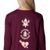imageColumbia Womens North Cascades Back Graphic Long Sleeve TeeMarionberryAnyone  Everyone