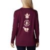 imageColumbia Womens North Cascades Back Graphic Long Sleeve TeeMarionberryAnyone  Everyone