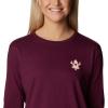 imageColumbia Womens North Cascades Back Graphic Long Sleeve TeeMarionberryAnyone  Everyone