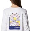imageColumbia Womens North Cascades Back Graphic Long Sleeve TeeWhiteSun Trek Trails