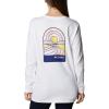 imageColumbia Womens North Cascades Back Graphic Long Sleeve TeeWhiteSun Trek Trails