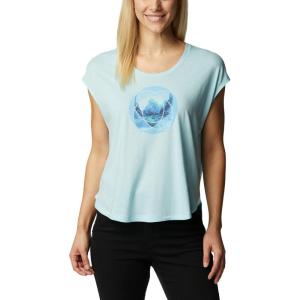 imageColumbia Womens Bluebird Days Modern Short Sleeve TeeSpring Blue HeatherMindful Meditation Grx