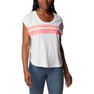 imageColumbia Womens Bluebird Days Modern Short Sleeve TeeWhitePeaceful Perspective Graphic