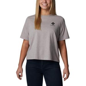 imageColumbia Womens North Cascades Relaxed TeeColumbia Grey HthrFramed Halftone Logo