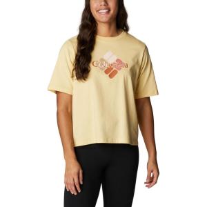imageColumbia Womens North Cascades Relaxed TeeCornstalkCentered Multi Gem