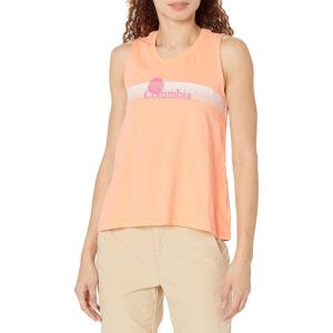 imageColumbia Womens North Cascades TankPeachInverted Brand Graphic