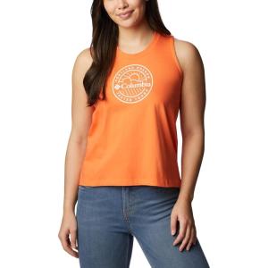 imageColumbia Womens North Cascades TankSunset OrangePdx Tested Tough Graphic