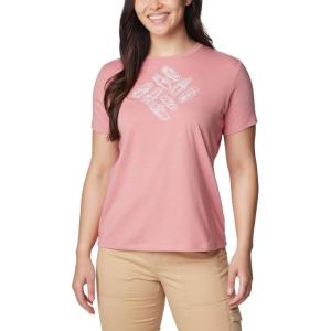 imageColumbia Womens Sun Trek Ss Graphic TeePink AgaveOutlined Kayaks