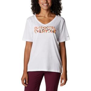 imageColumbia Womens Bluebird Day Relaxed V NeckWhiteBe Outdoors