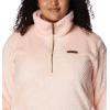 imageColumbia Womens Fire Side Sherpa 14 ZipPeach Blossom
