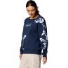 imageColumbia Womens Meridian Creek CrewCollegiate NavyFloral Fancy