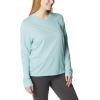 imageColumbia Womens Trek Relaxed Long Sleeve TeeAqua HazeSimply Scripted