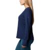 imageColumbia Womens Trek Relaxed Long Sleeve TeeCollegiate NavyCasual Script