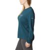 imageColumbia Womens Trek Relaxed Long Sleeve TeeNight WaveSimply Scripted