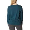 imageColumbia Womens Trek Relaxed Long Sleeve TeeNight WaveSimply Scripted