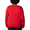imageColumbia Womens Trek Relaxed Long Sleeve TeeRed LilyColumbia Varsity Arch