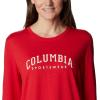 imageColumbia Womens Trek Relaxed Long Sleeve TeeRed LilyColumbia Varsity Arch