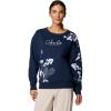 imageColumbia Womens Meridian Creek CrewCollegiate NavyFloral Fancy