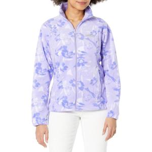 imageColumbia Womens Benton Springs Printed Full ZipFrosted PurplePop Flora Tonal