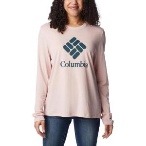 imageColumbia Womens Trek Relaxed Long Sleeve TeeDusty PinkStacked Gem
