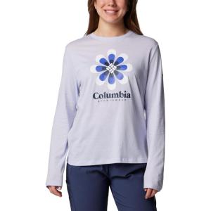 imageColumbia Womens Trek Relaxed Long Sleeve TeeSnowdriftFloral Groove