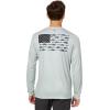imageColumbia Mens PFG Terminal Tackle Fish Flag Long Sleeve Fishing ShirtCool GreyBlack Bass Lures