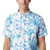 imageColumbia Mens Rapid Rivers Printed Short Sleeve ShirtAzure Magnolia Floral Print