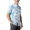 imageColumbia Mens Rapid Rivers Printed Short Sleeve ShirtAzure Magnolia Floral Print