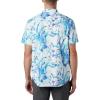 imageColumbia Mens Rapid Rivers Printed Short Sleeve ShirtAzure Magnolia Floral Print