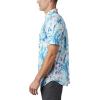 imageColumbia Mens Rapid Rivers Printed Short Sleeve ShirtAzure Magnolia Floral Print