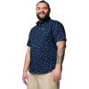 imageColumbia Mens Rapid Rivers Printed Short Sleeve ShirtCollegiate Navy Deserted