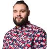imageColumbia Mens Rapid Rivers Printed Short Sleeve ShirtCollegiate Navy Vined