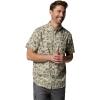 imageColumbia Mens Rapid Rivers Printed Short Sleeve ShirtDark Stone Vined