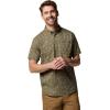 imageColumbia Mens Rapid Rivers Printed Short Sleeve ShirtStone Green Deserted