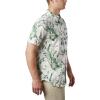 imageColumbia Mens Rapid Rivers Printed Short Sleeve ShirtThyme Green Magnolia Floral Print