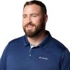 imageColumbia Mens Sage Peak Knit PoloDark Mountain Heather