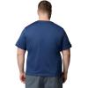 imageColumbia Mens Sage Peak Knit Short Sleeve CrewDark Mountain Heather