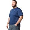 imageColumbia Mens Sage Peak Knit Short Sleeve CrewDark Mountain Heather