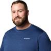 imageColumbia Mens Sage Peak Knit Short Sleeve CrewDark Mountain Heather
