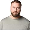 imageColumbia Mens Sage Peak Knit Short Sleeve CrewStone Green Heather