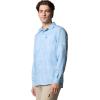 imageColumbia Mens Silver Ridge Utility Lite Plaid Long SleeveRipple Blue Large Blur Check