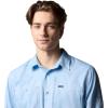 imageColumbia Mens Silver Ridge Utility Lite Plaid Long SleeveRipple Blue Large Blur Check